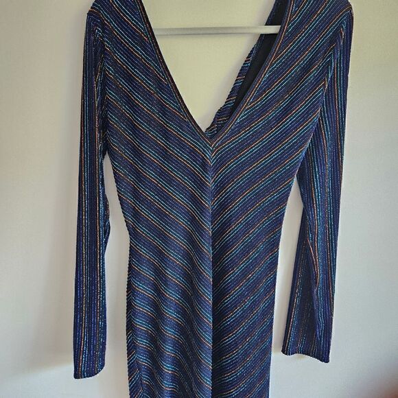 ASTR Twilight Multi Stripe Bodycon Dress - Picture 8 of 8